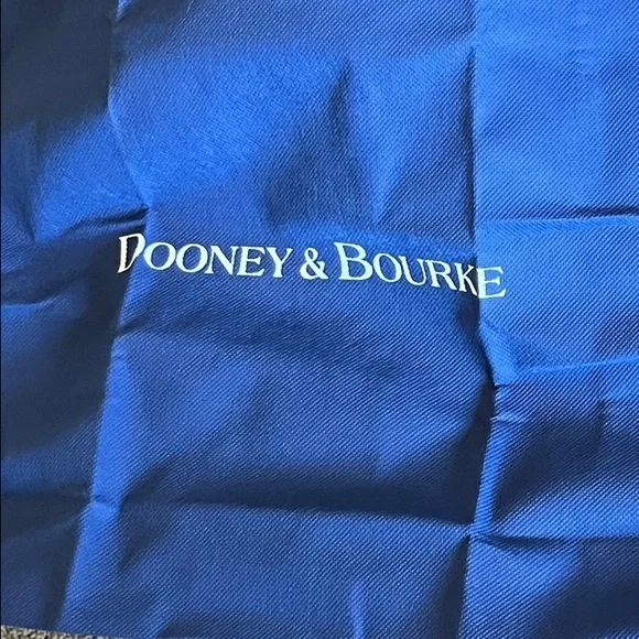 Dooney & Bourke Light Taupe and Carmel Ostrich Satchel 🪻 - Picture 12 of 15